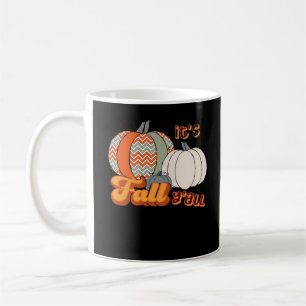 Es ist Herbst Y’all, Funny Pumpkins Zickzack Muste Kaffeetasse