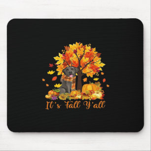 Es ist Herbst Y’all Halloween Erntedank Retro Grap Mousepad