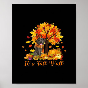 Es ist Herbst Y’all Halloween Erntedank Retro Grap Poster
