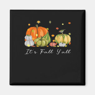 Es ist Herbst Y’all Halloween Pumpkin Autumn Leave Magnet