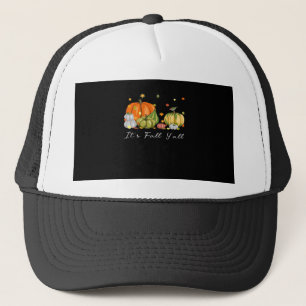 Es ist Herbst Y’all Halloween Pumpkin Autumn Leave Truckerkappe