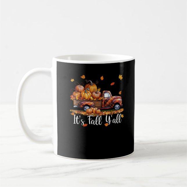 Es ist Herbst Y’all Pumpkin Autumn Tree Hello Fall Kaffeetasse (Links)