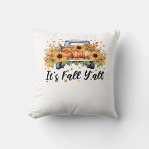 Es ist Herbst Y’all Pumpkin Autumn Tree Hello Fall Kissen