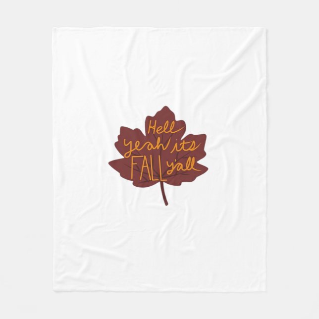 Es ist Herbst Y'all Creative Lässig Fleecedecke (Vorderseite)