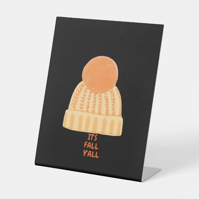 Es ist Herbst Y'all Creative Lässig Sockelschild (Vorderseite)