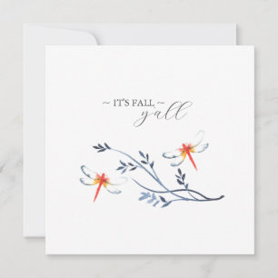 Es ist Herbst Y'all Erntedank Cards Einladung