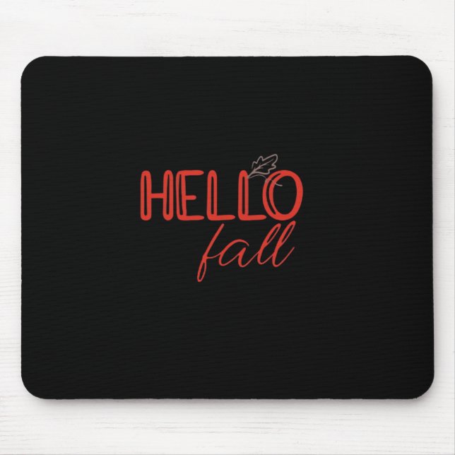 Es ist Herbst Y'all Herbst Verlass Design Niedlich Mousepad (Vorne)