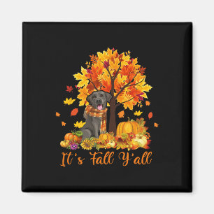 Es ist Herbst Y'all Labrador Black Lab Halloween V Magnet