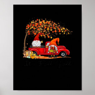 Es ist Herbst Y'all Niedliche Gnomes Tree Herbstla Poster