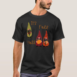 Es ist Herbst Y'all Pumpkin Gnome Autumn Tree T-Shirt