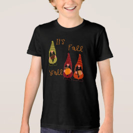 Es ist Herbst Y'all Pumpkin Gnome Autumn Tree Tri-Blend Shirt