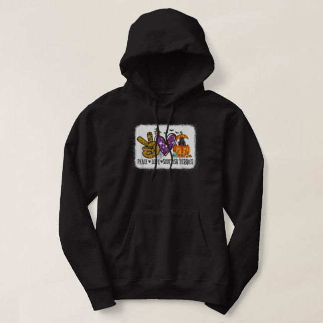 Es ist Herbst Y'all Scottish Terrier Autumn Hallow Hoodie (Design vorne)
