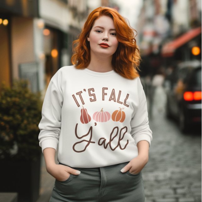 Es ist Herbst Y'All Sweatshirt, Halloween - Dankba Sweatshirt (It's Fall Y'all Sweatshirt, Cozy Vibes, Autumn Vibes, Fall Lover Gift, Stylish Fall Shirt)