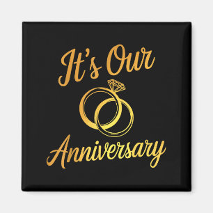 Es ist Hochzeit verheiratete Paare Ehemann Design Magnet
