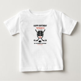 Es ist Hockey-Geburtstagsfeier zum 1. Geburtstag " Baby T-shirt