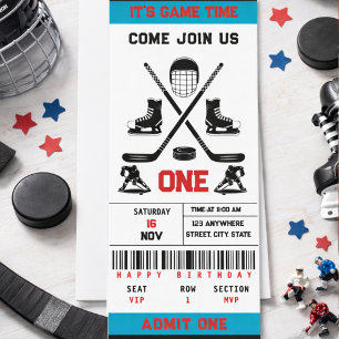 Es ist Hockey-Spielzeit Geburtstagsparty-Ticket 1. Einladung