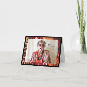 Es ist humorvoll zugeben, nicht wie geplant karte