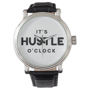 ES IST HUSTLE O'CLOCK WATCH ARMBANDUHR