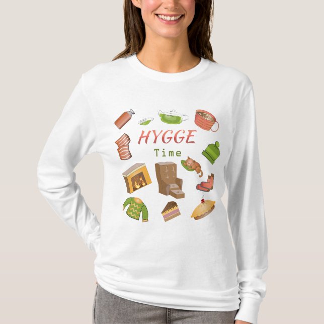 Es ist Hygge Time! T-Shirt (Vorderseite)