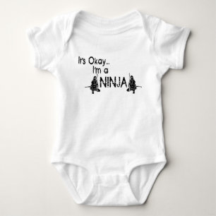 Es ist… ich ist ein ninja okay baby strampler