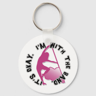Es ist, ich ist mit dem Band okay Schlüsselanhänger