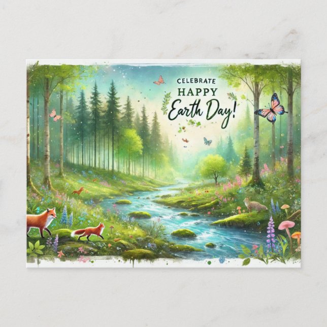 Es ist Ihr Earth Day 22 April Postkarte (Vorderseite)