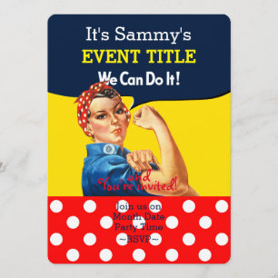 Es ist Ihr Personalisiertes Rosie-Party-Angebot Einladung