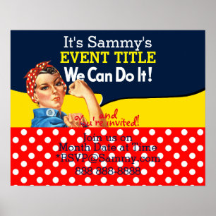 Es ist Ihr Personalisiertes Rosie Party Angebot Poster