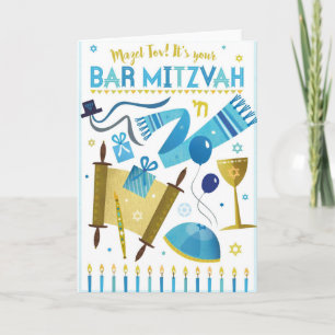 Es ist Ihre Bar Mitzwa! Gefaltete Karte