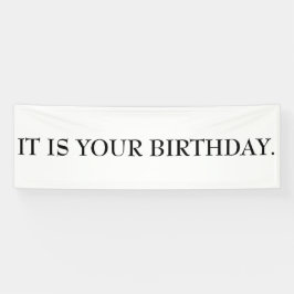 ES IST IHRE GEBURTSTAG Fahne Banner