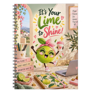 Es ist Ihre Limette, um Motivationsnotizbuch zu gl Notizblock