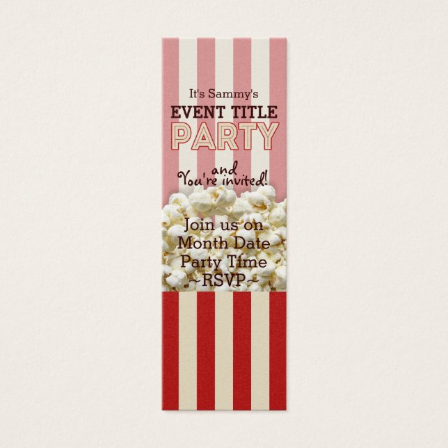 Es ist Ihre personalisierte Party-Versorgung (Vorderseite)