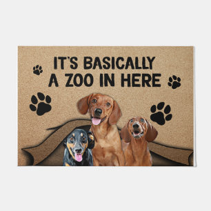 Es ist im Grunde ein Zoo hier drin Fußmatte