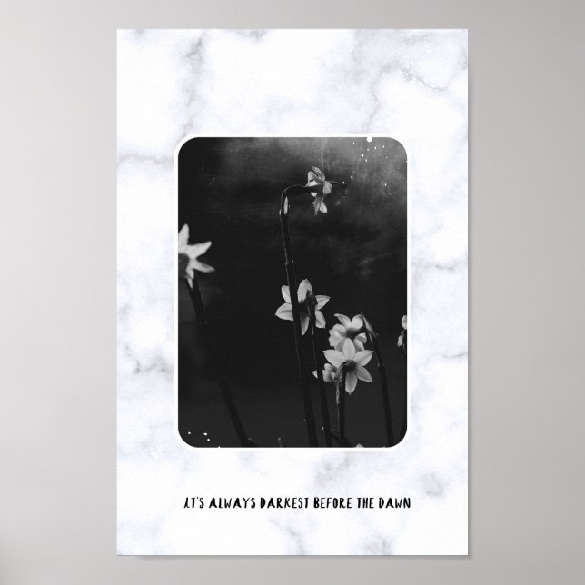 Es ist immer dunkel vor der Morgendämmerung Poster (Vorne)