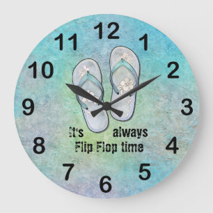 Es ist immer Gedreht Flop Time Große Wanduhr
