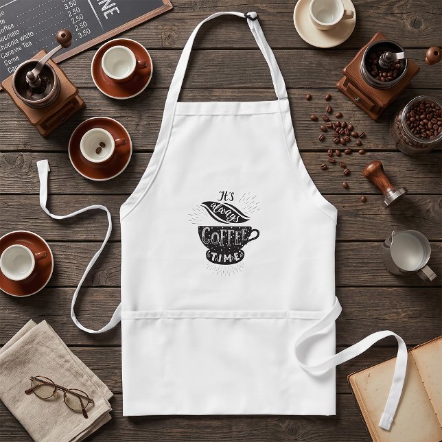 Es ist immer Kaffeezeit Schürze (Von Creator hochgeladen)