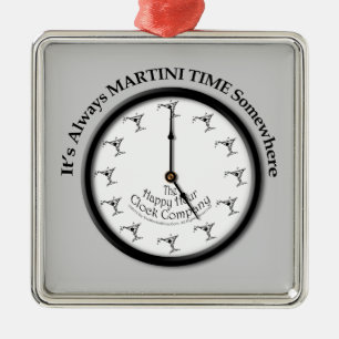 ES IST IMMER MARTINI-ZEIT IRGENDWO ORNAMENT AUS METALL