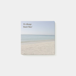 Es ist immer Strand-Zeit! Ver.2 Post-it Klebezettel
