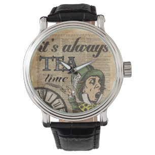 "Es ist immer Teezeit" wütende Armbanduhr