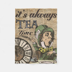"Es ist immer Teezeit" wütende Fleecedecke