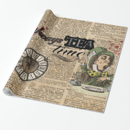 "Es ist immer Teezeit" wütende Geschenkpapier