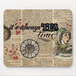 "Es ist immer Teezeit" wütende Mousepad