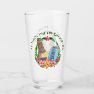 Es ist immer Zeit für den Rum & Cola Glass Cup Glas