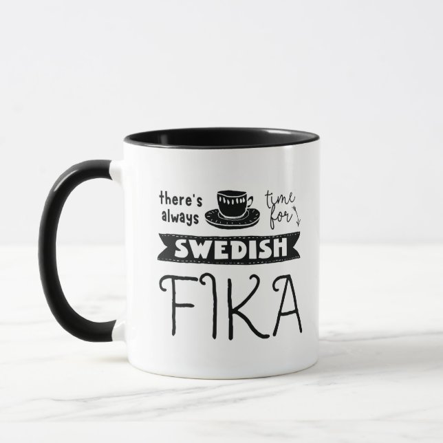 Es ist immer Zeit für die schwedische Fika-Tasse Tasse (Links)