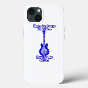 Es ist immer Zeit, Gitarre zu spielen. Blau Case-Mate iPhone Hülle