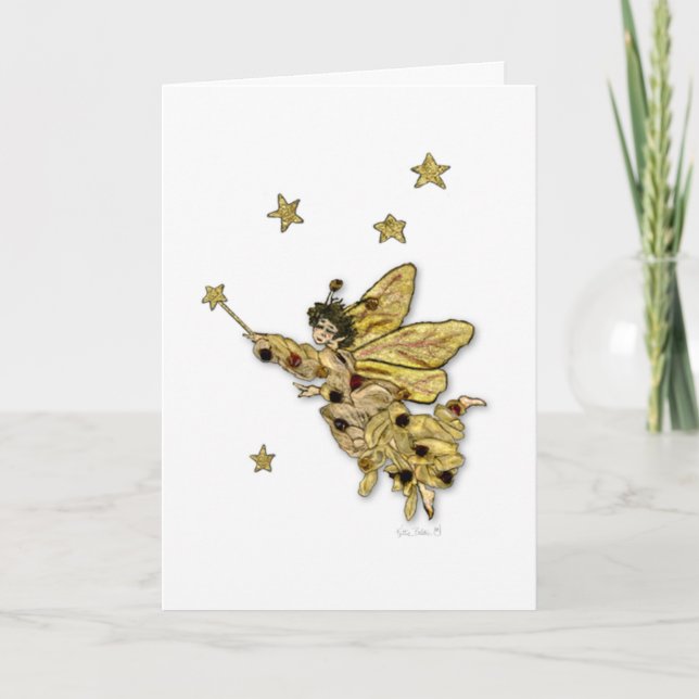 Es ist in den Sternen! Feiertagskarte (Vorderseite)