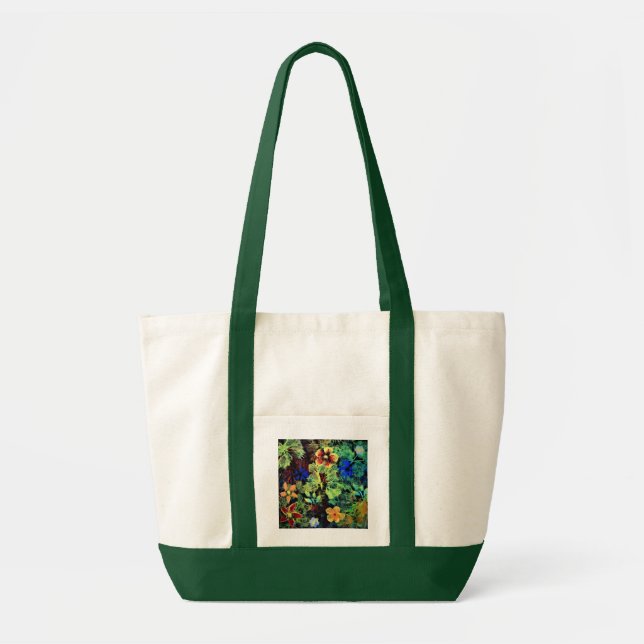 Es ist in der farbenfrohen Wochenendtasche Tragetasche (Vorne)