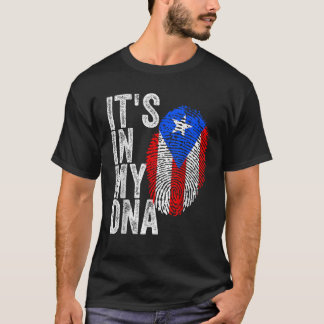 ES IST IN MEIN DNA Puerto Rico Flag Rican Prime Wo T-Shirt