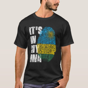 ES IST IN MEIN DNA Rwanda Flag Ruanda T-Shirt