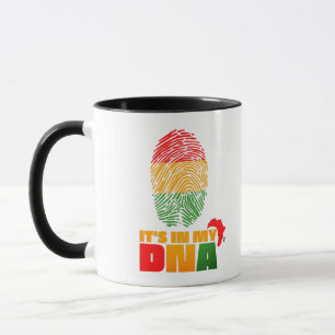 Es ist in meinem DNA African Flag Black History Mo Tasse